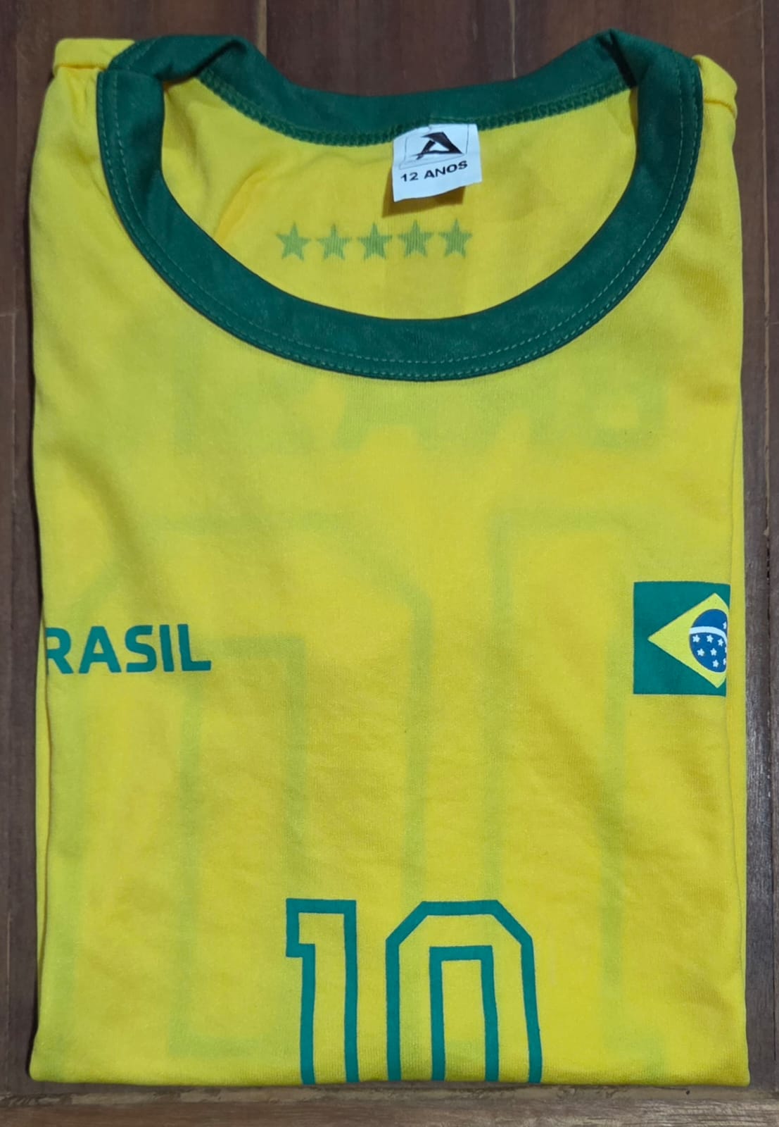 Camiseta infantil Brasil nº 10 - Imagem 6